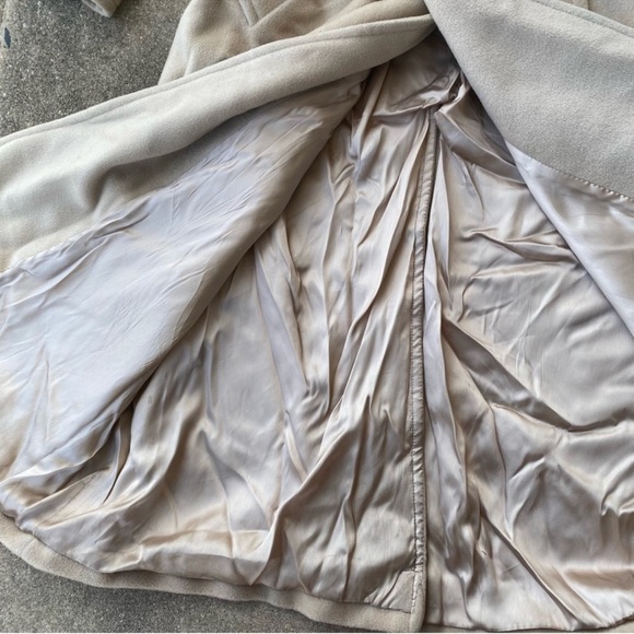 MaxMara Wool Belted Trench Coat 2 - Picture 4 of 12